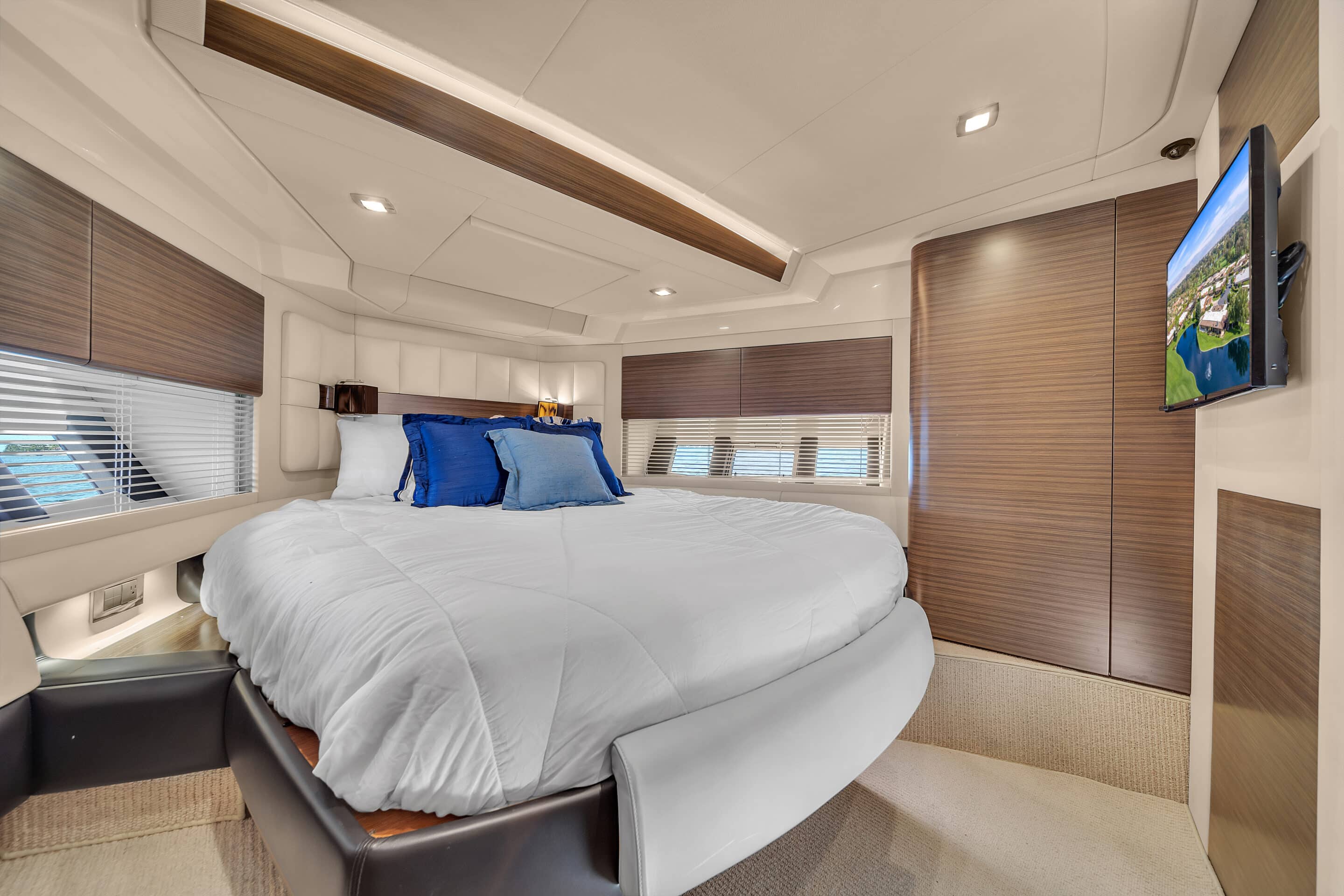 Guests aboard 64 ft Azimut Deon yacht near Haulover sandbar Miami