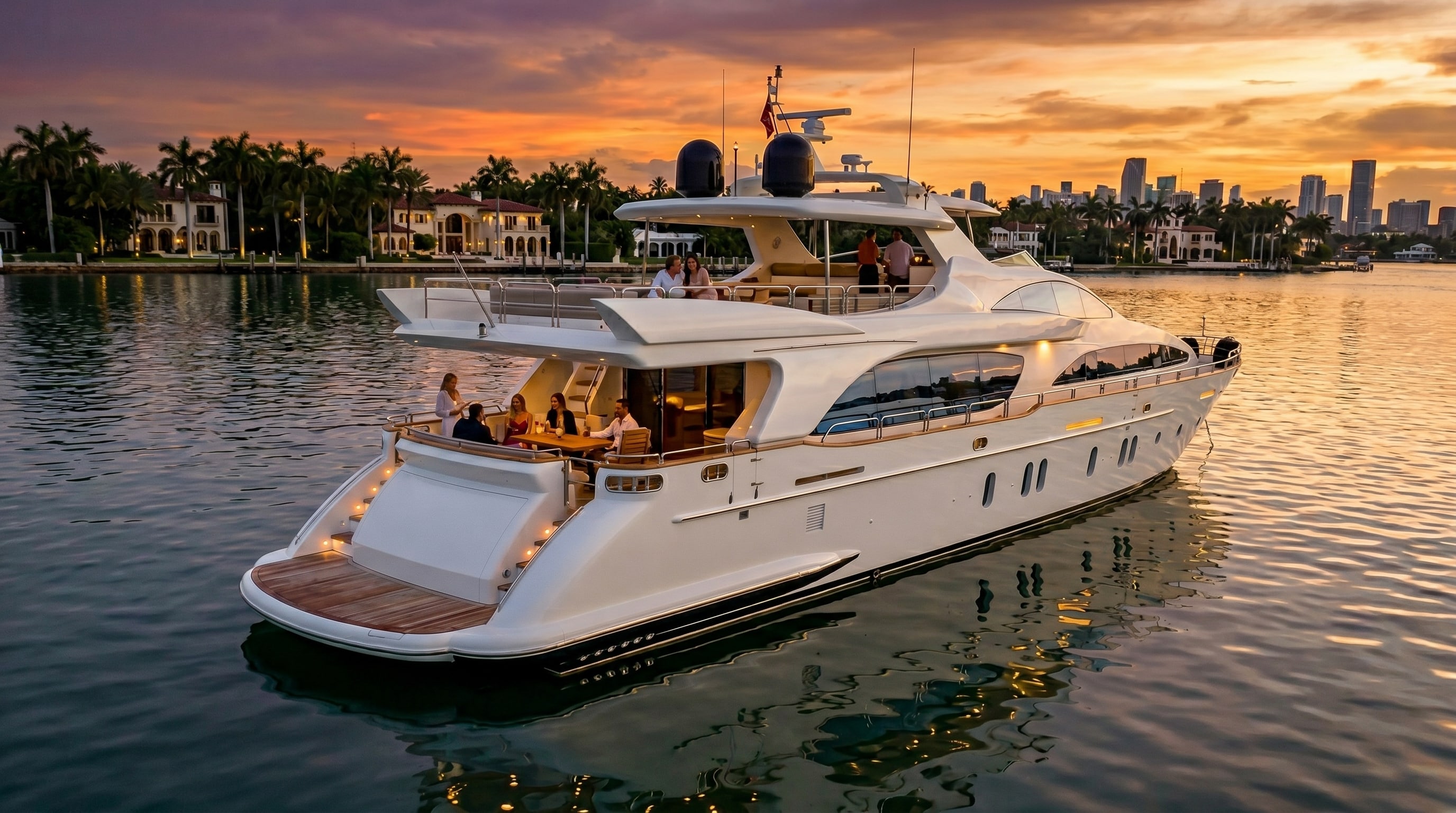 rent yacht 70+ ft Superyachts — From $5,500+ (Full Presence)