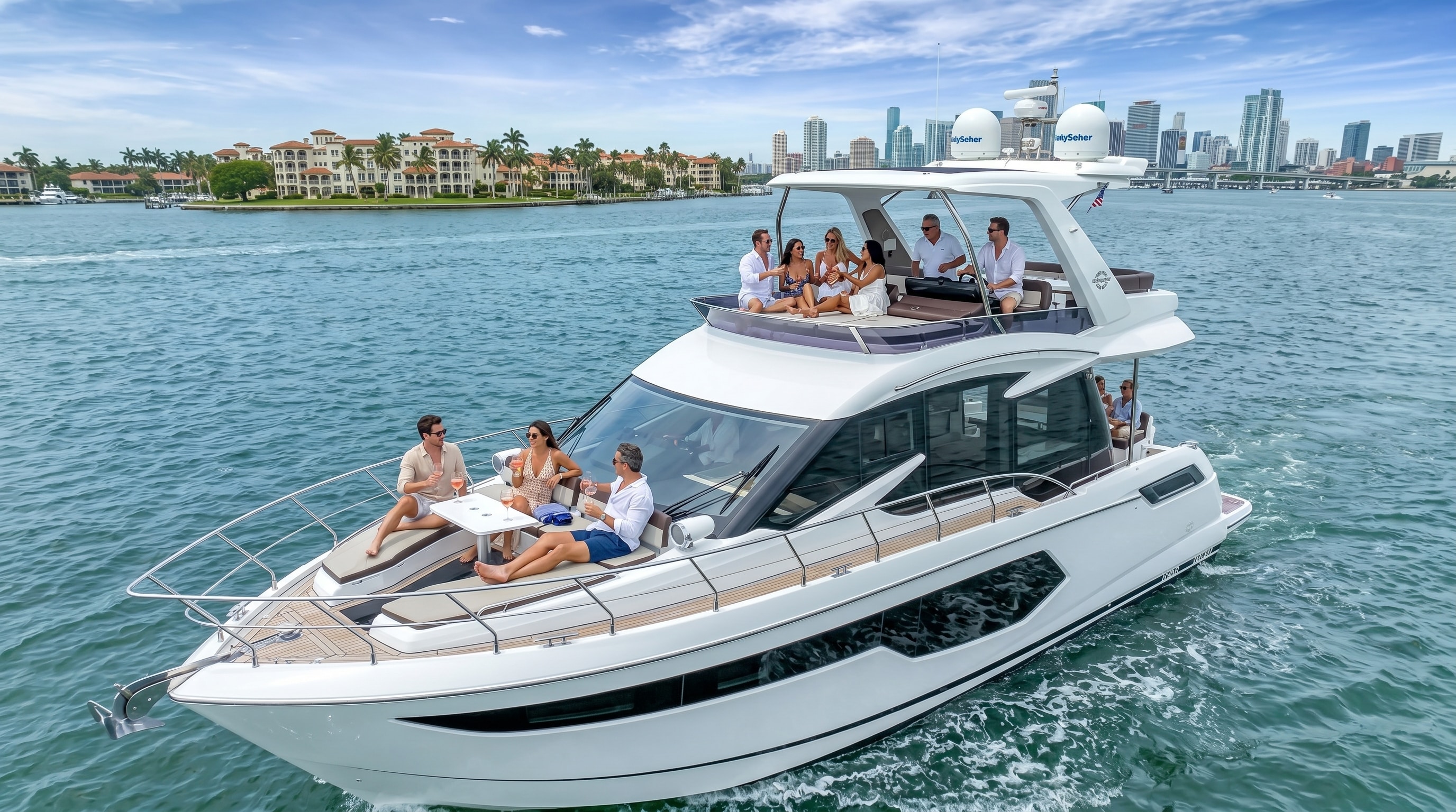 modern 50–70 ft yacht with 8–13 people image