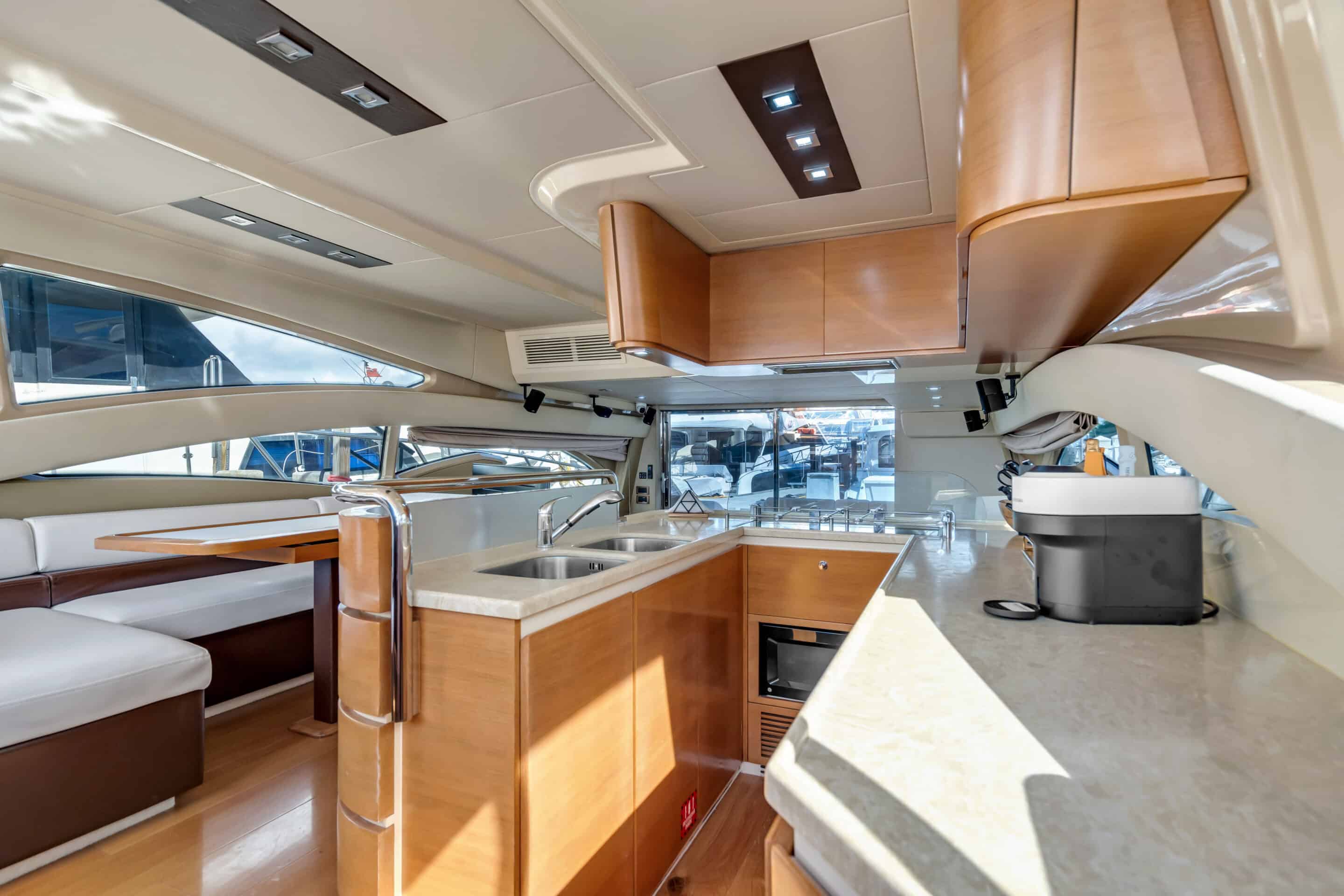 Sunset charter on 60 ft Azimut Freedom yacht Miami Beach