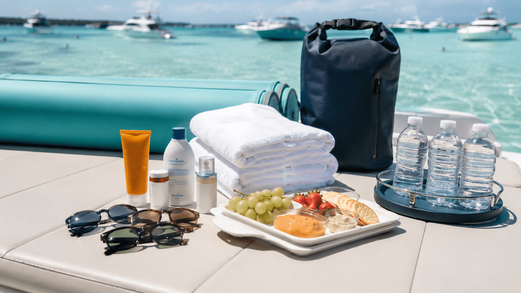 What to bring on a Miami sandbar day